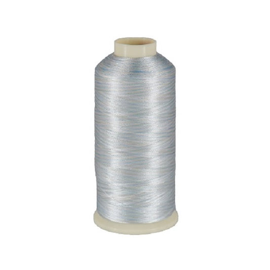 5001 Multi White  Variegated Thread (Rayon)