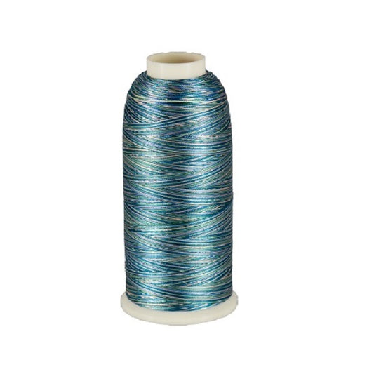 5002 Multi Blue  Variegated Thread (Rayon)