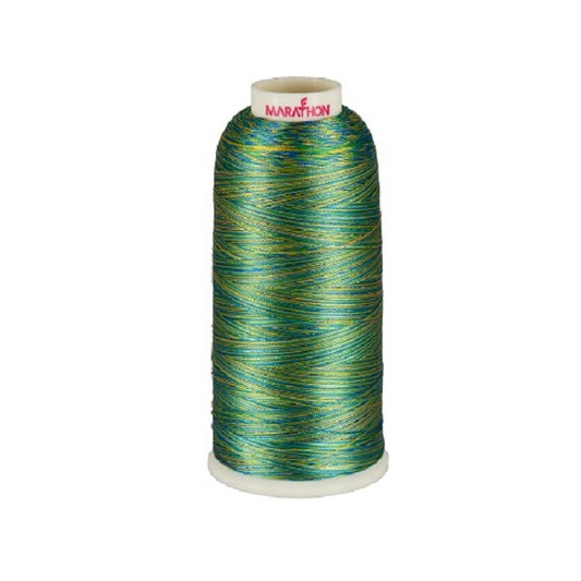 5003 Multi Green/Blue  Variegated Thread (Rayon)