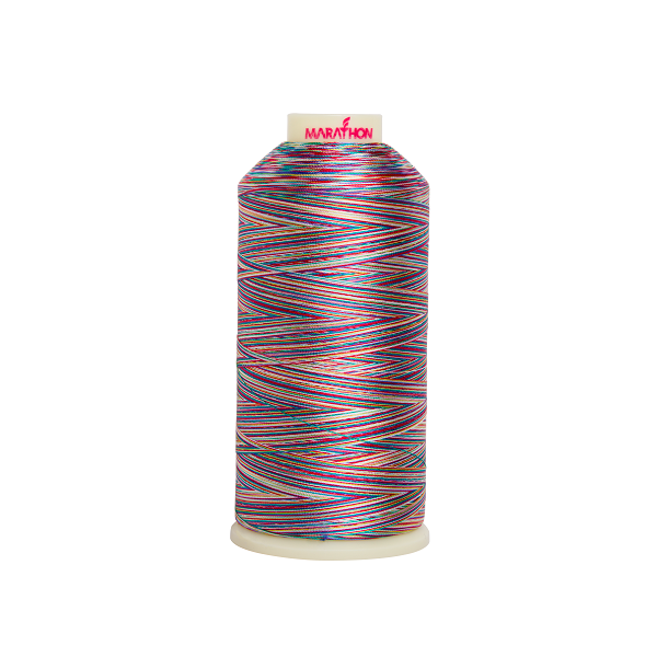 5006 Multi Rainbow Variegated Thread (Rayon)