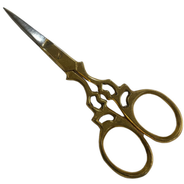 M-507-2 Gold Handle Scissor Straight Blade 3.5" *SPX*D