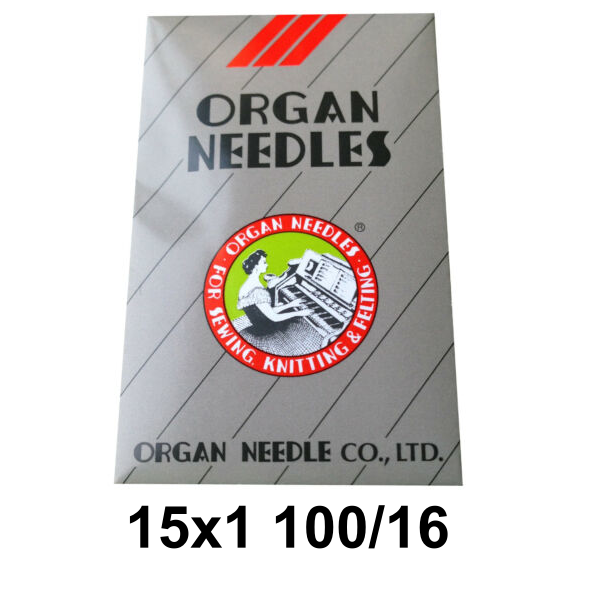 Organ Flat Shank Needle - 15x1 For Home Machines Regular Point
