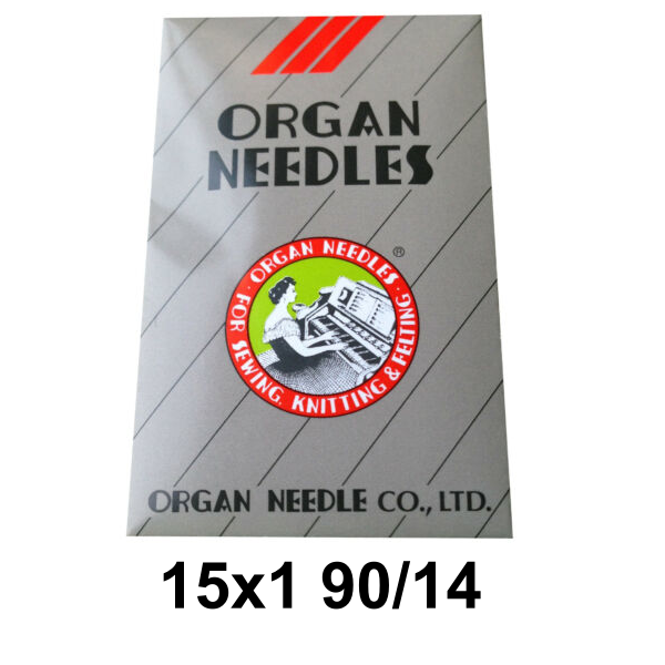 Organ Flat Shank Needle - 15x1 For Home Machines Regular Point