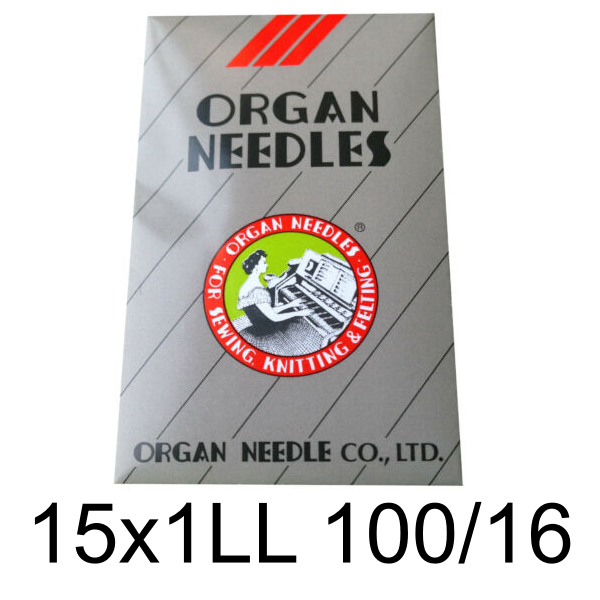 Organ Flat Shank- 15x1LL Leather Point Needle -