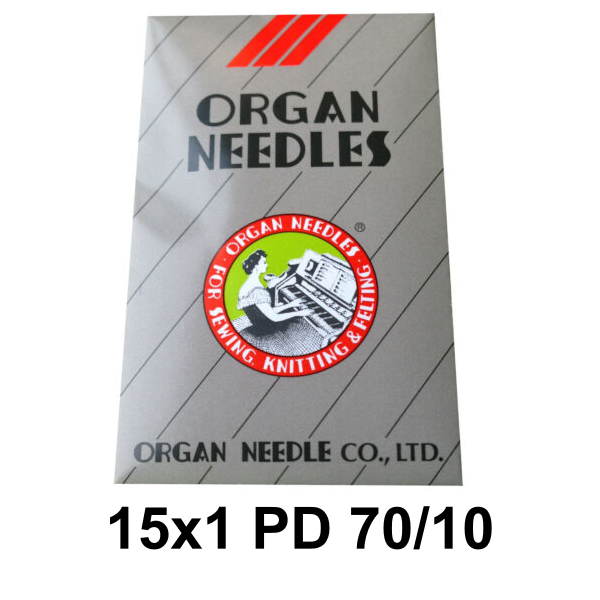 15x1 PD TITANIUM FINISH Flat Shank for Home Machines