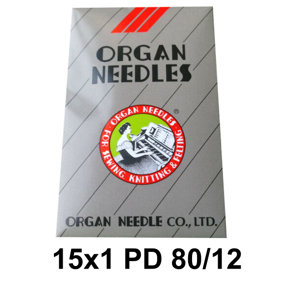 15x1 PD TITANIUM FINISH Flat Shank for Home Machines