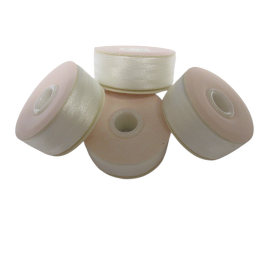 White Paper-sided Bobbins - Size L 75D/2