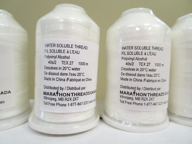Water Soluble Thread – Marathon Threads Canada