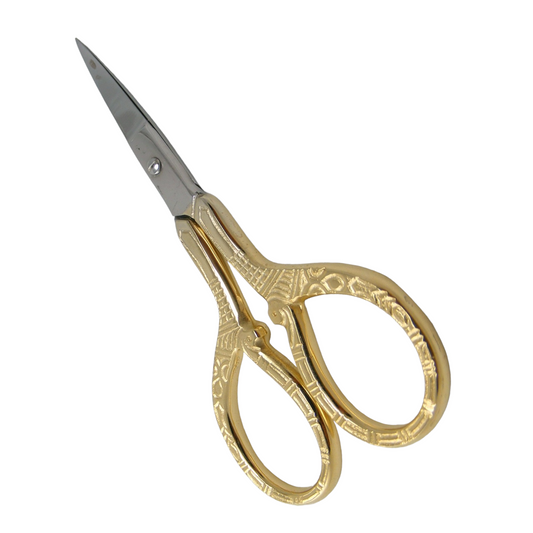 M-1 Gold Handle Scissor Straight Blade 4"