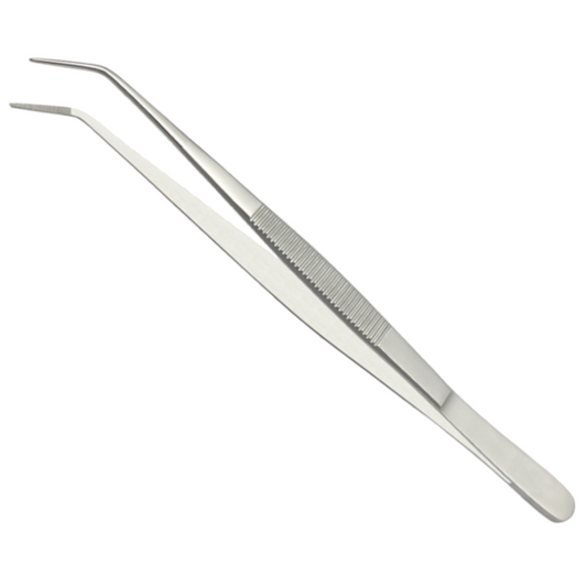 M-411 Multi Purpose Tweezer ANGLED 6"